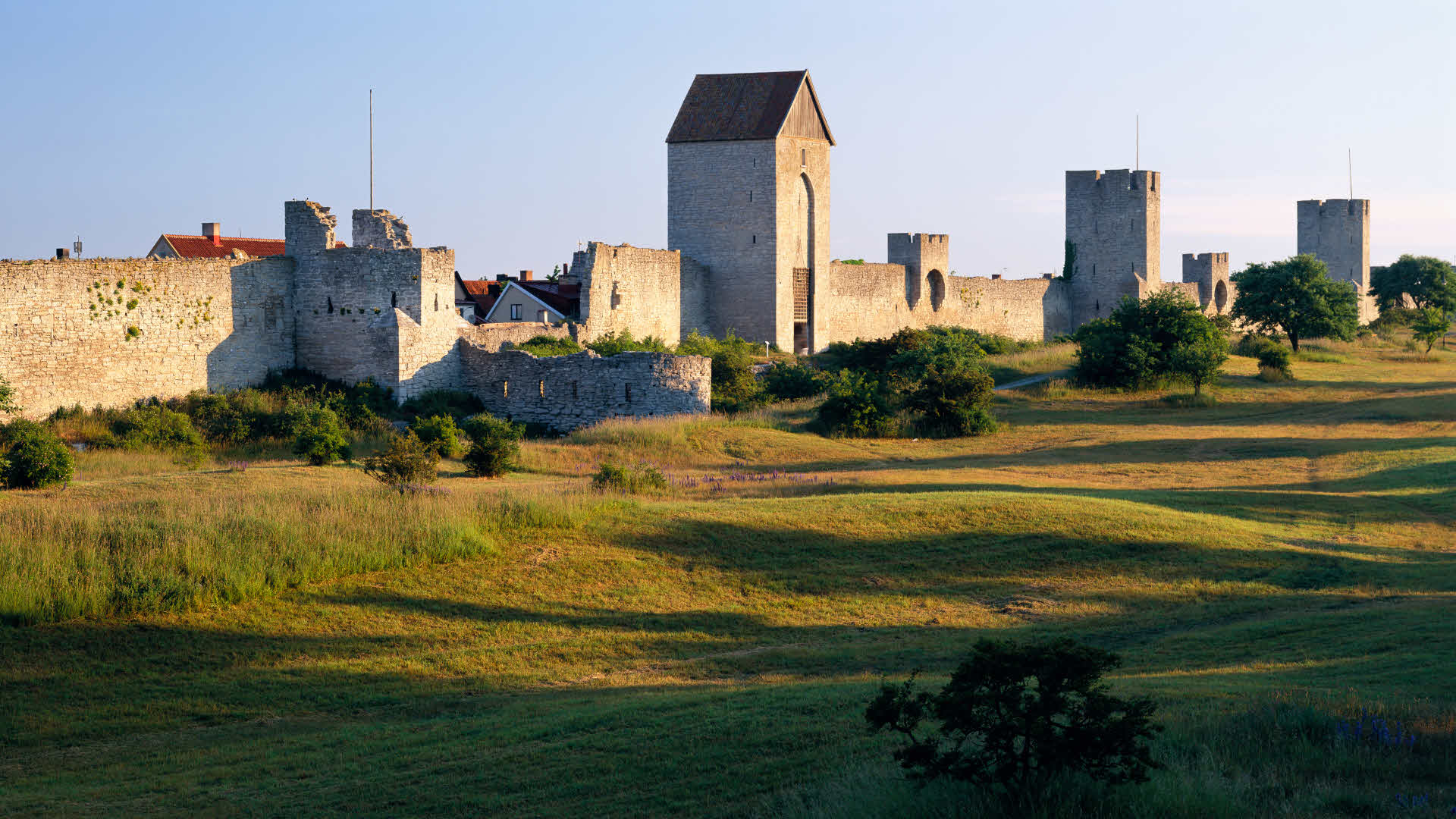 Fotograf: Sven Halling
Bildbyrå: Johnér Visby ringmur i solsken